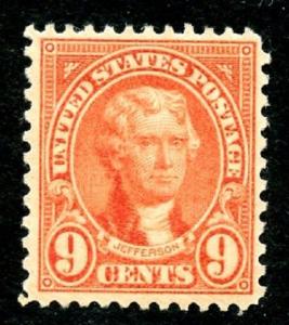 U.S. Scott 641 9-Cent Thomas Jefferson FVF MNH