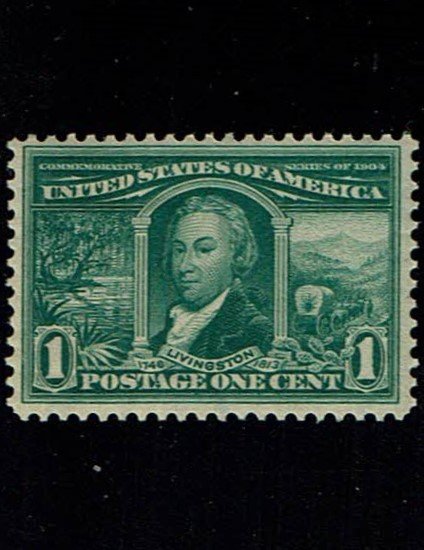 Scott #323 VF/XF-OG-NH.