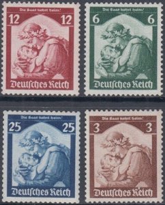 GERMANY Sc # 448-51.1 CPL MNH SET of 4 WELCOMING the SAAR BACK to GERMANY