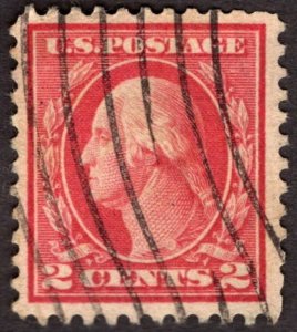 1917, US 2c, Washington, Used, Well-Centered, Sc 499