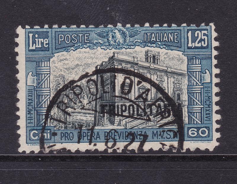 Tripolitania (Italian) the used 1.25L + 60c from the 1927 set