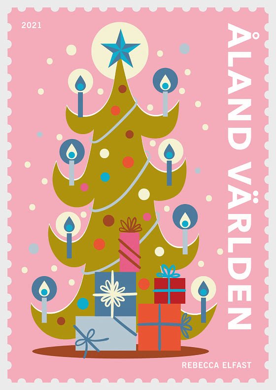 2021 Aland Christmas Tree (Scott NA) MNH