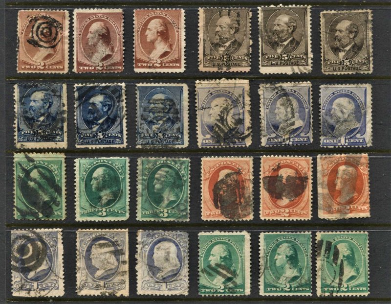 STAMP STATION PERTH -US #24 Early Used Stamps - Unchecked