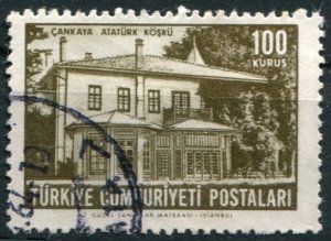 Turkey Sc#1576 Used, 100k ol brn, Ankara (1963)