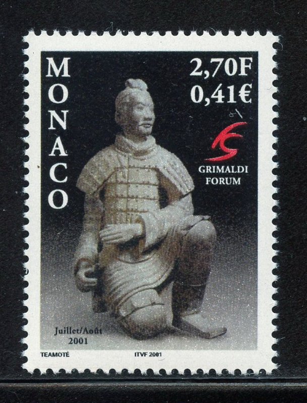 Monaco 2189 MNH, Terra Cotta Figures Exhibit Issue from 2000.