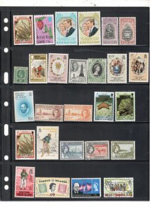 BRITISH VIRGIN ISLANDS COLLECTION ON STOCK SHEET MINT/USED