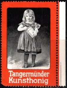 Vintage Germany Advertising Poster Stamp Tangermünde Artificial Honey