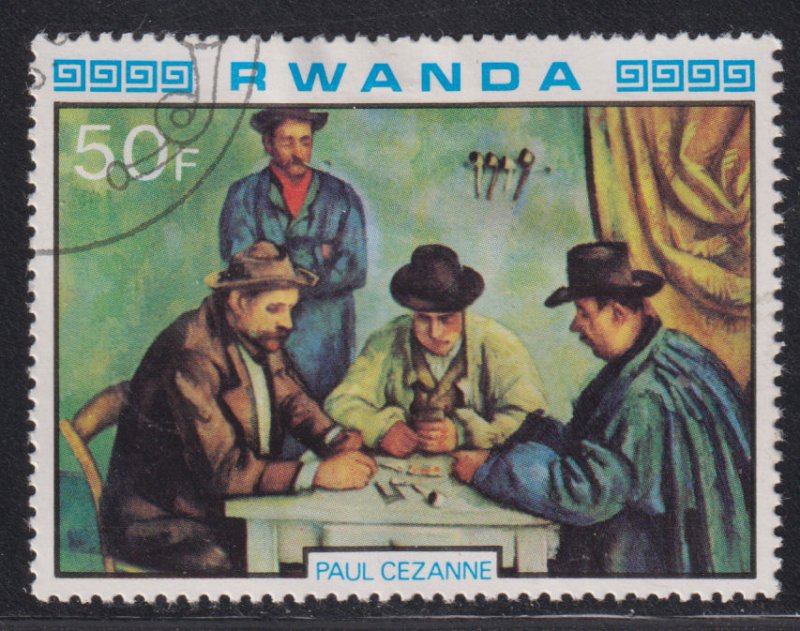 Rwanda 989 The Card Players 1980