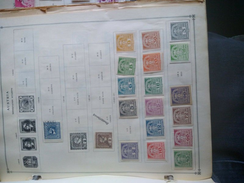 187 Austria stamps 1800s 1900s Collection. 