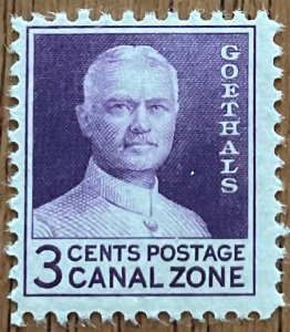 Canal Zone #117 MNH Single Maj General G W Goethals L48