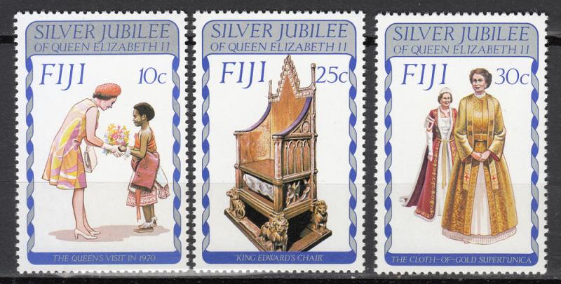 Fiji - 1977 QEII Silver Jubilee Sc## 371/373 - MNH (5561)