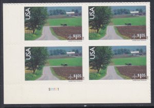 C150 Lancaster County PA Plate Block MNH