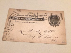 United States Chairs Rushed & Re- Rushed  & Cane sold 1902 postal card 66908