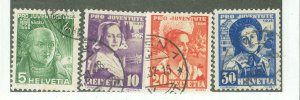 Switzerland #B81-B84  Single (Complete Set)