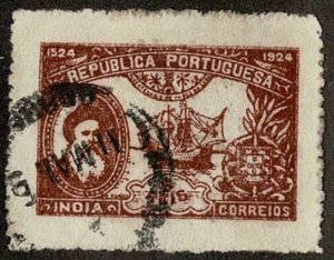 Portuguese India #411 used ship