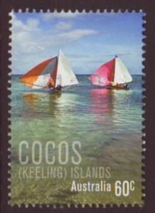 Cocos Is 2011 SG#446 60c Native Boats UNUSED-NG.