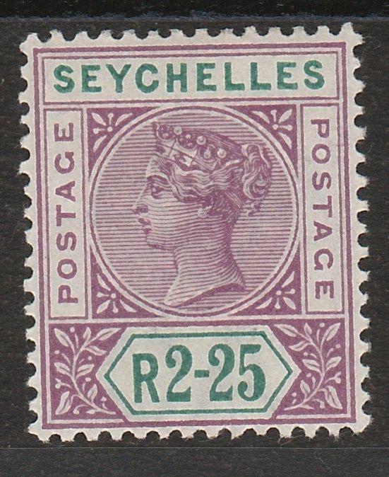 SEYCHELLES 1897 QV 2R25 