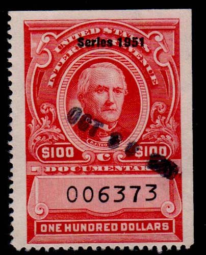 U.S. REV. DATED REDS R583  Used (ID # 66173)