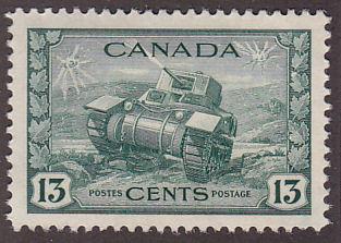 Canada 258 KGVI WWII War Issue, Ram Tank 1942
