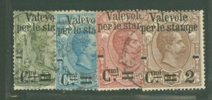 Italy #58-60/63 Used