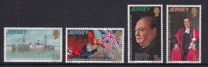 Jersey   #26-29  MNH  1970  liberation