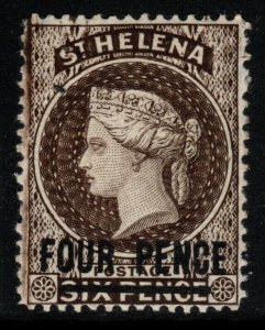 ST.HELENA SG43c 1894 4d SEPIA MTD MINT