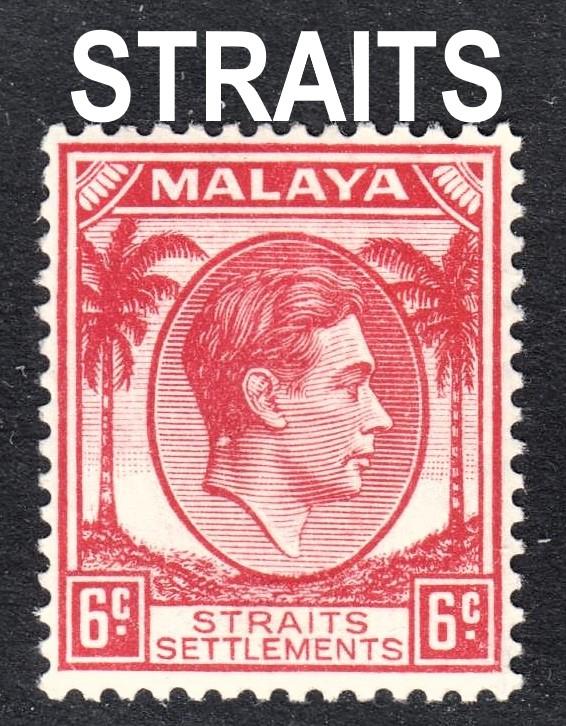 Malaya Straits Settlements Scott 242  VF mint OG H.