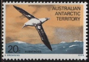 Australian Antarctic Territory L29 (mnh) 20c wandering albatross (1973)