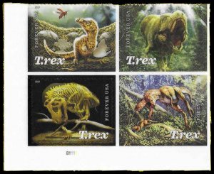 PCBstamps  US #5410/5413 PB $2.20(4x55c)Tyrannosaurus Rex, MNH, (PB-3a)