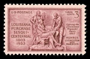 1020 3c  Louisiana Purchase - Mint NH OG VF