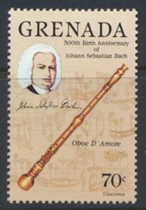 Grenada SC# 1313  MNH SG 1436 Bach Music Instruments 1985 see scan /detail  