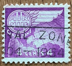 Canal Zone #C21 Used Single Canal Zone Globe and Wing SCV $.35 L48