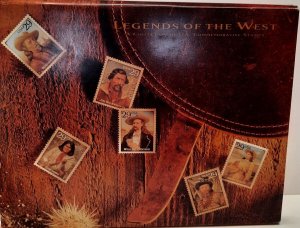 1994 Legends of the West Sc 2869 USPS 80 pg book illustrated & 2 MNH full sheets