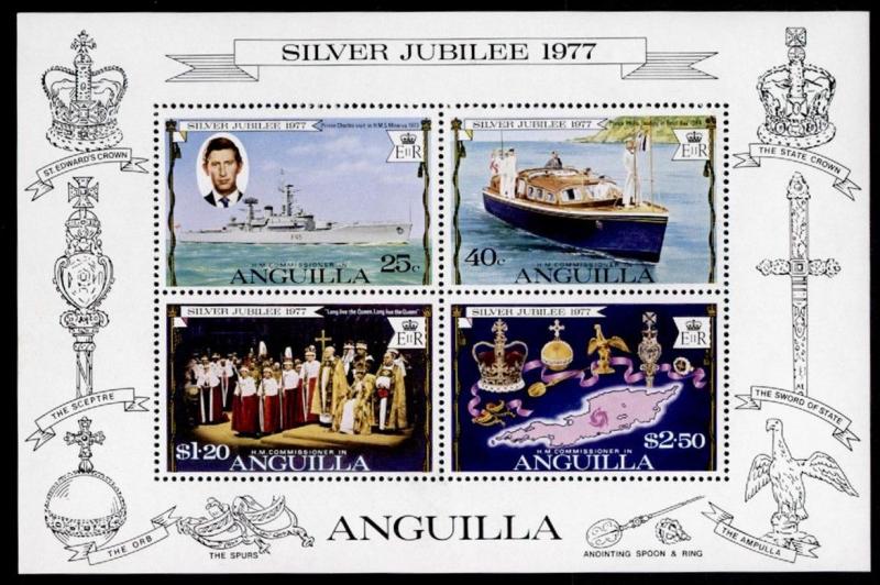 Anguilla 274a MNH Queen Elizabeth II, Silver Jubilee