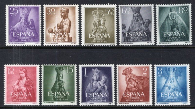 Spain 804-813 MNH VF