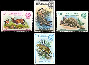 Swaziland 370-373, MNH, Animal Conservation