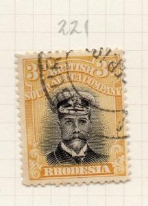 Rhodesia 1913-22 GV Admiral Type Early Issue Fine Used 3d. 274440