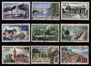 France 1961 Tourist Publicity Series, Part Set [Used]