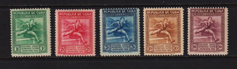 Cuba - 1930 Sports set, mint, cat. $ 35.50