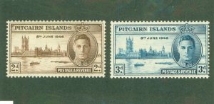 PITCAIRN ISLAND 9-10 MNH BIN $1.00