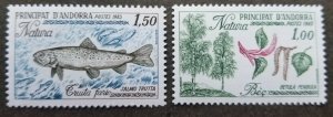 *FREE SHIP Andorra Nature Preservation 1983 Flower Fish Plant Fruit (stamp) MNH