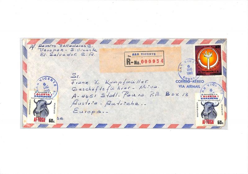 CF240 1980 EL Salvador *SAN VICENTE* MISSIONARY Air Cover MIVA Vehicles Austria 