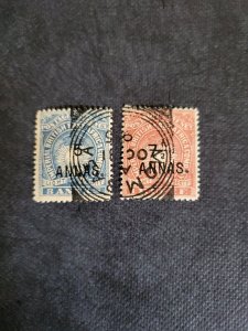 Stamps British East Africa Scott 36-7 used