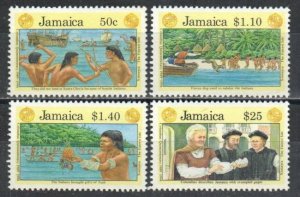 Jamaica Stamp 764-767  - Discovery of America