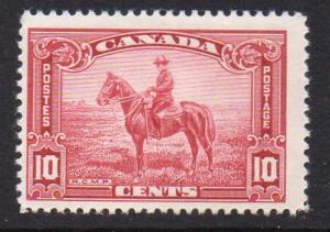 Canada Sc 223 1935 RCMP Officer on Horse stamp mint