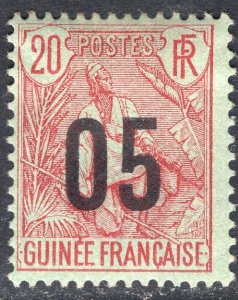 FRENCH GUINEA SCOTT 58