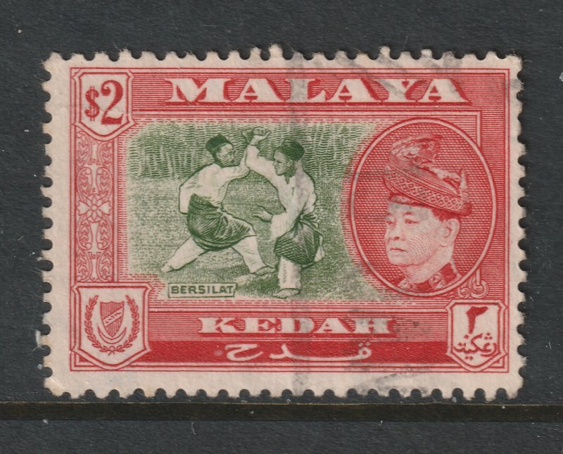 Kedah (Malaysia) a used $2 from the 1957 set