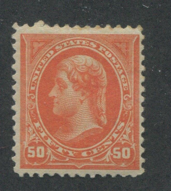 1894 US Stamp #260 50c Mint Hinged F/VF Original Gum Catalogue Value $475