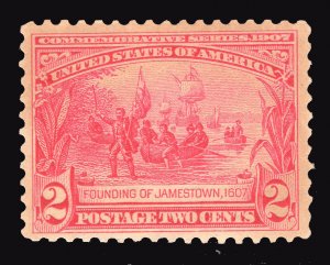 MOMEN: US STAMPS #329 MINT OG NH VF+ LOT #79889