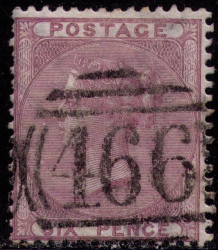 Great Britain #  27a Used VF sound # 466 cancel Cat $ 130